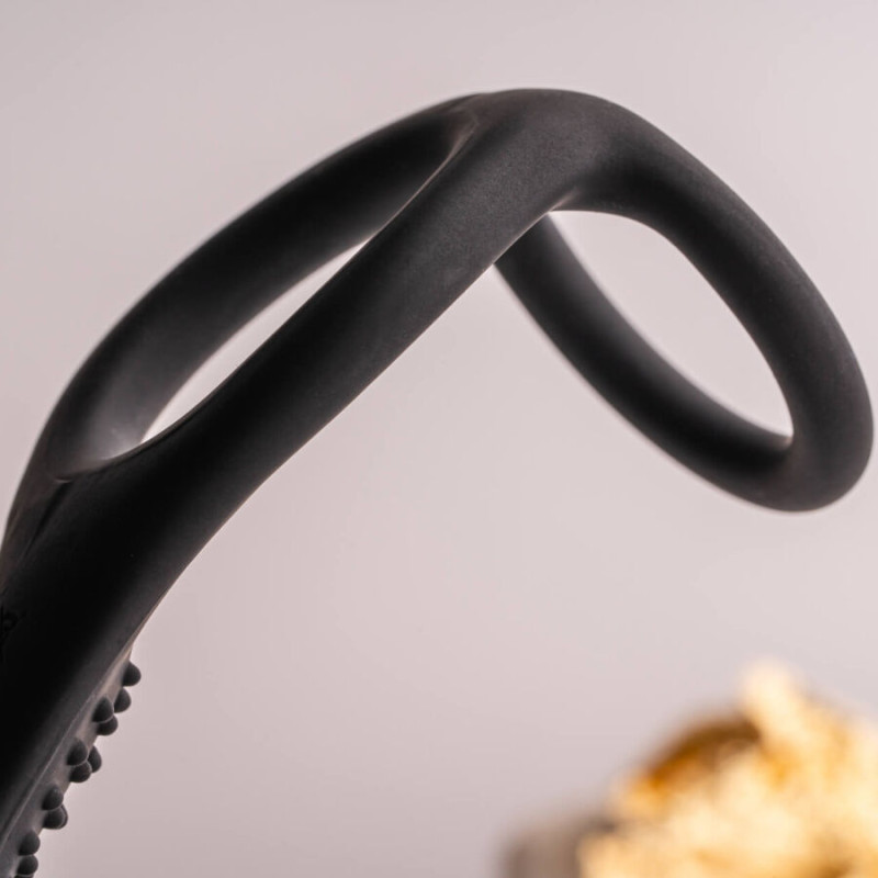 ROCKS-OFF - RO-ZEN RRO PLUG ANAL AVEC ANNEAU PÉNIS VIBRANT NOIR