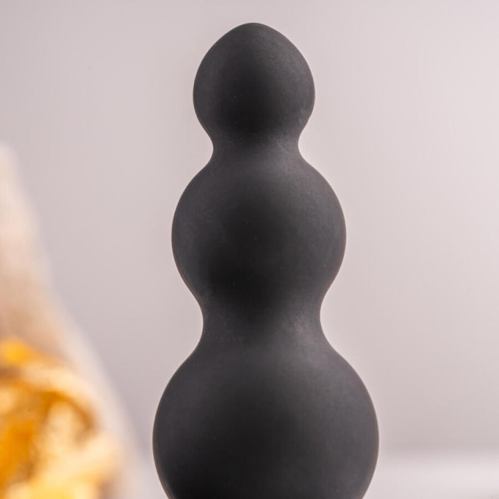 ROCKS-OFF - PETITE SENSATIONS BUBBLES ANAL PLUG VIBRATEUR NOIR