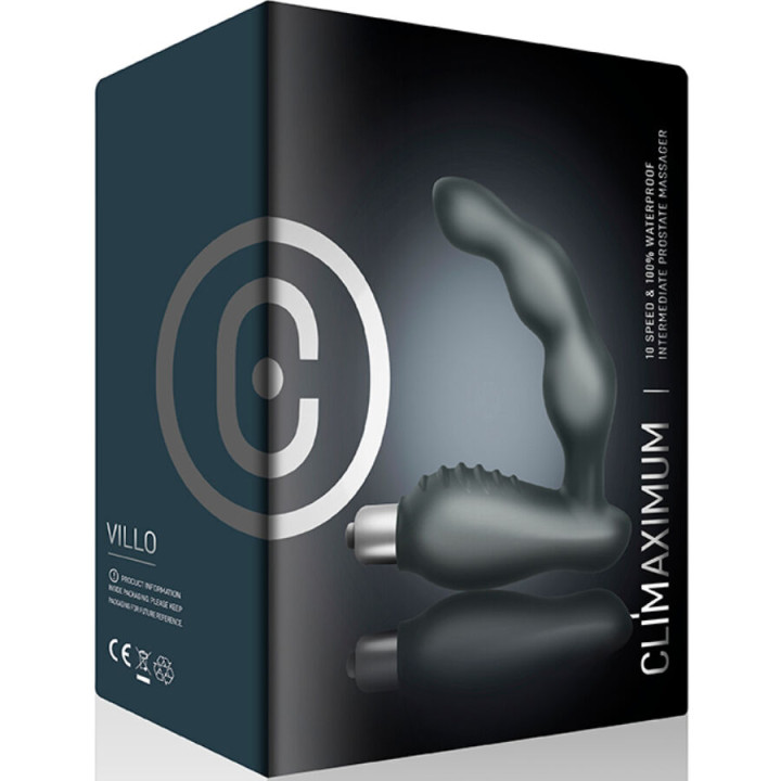 CLIMAXIMUM - VIBRATEUR PROSTATIQUE À ÉTAGES VILLO