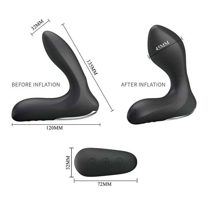 MR PLAY - MASSEUR DE PROSTATE AVEC TÉLÉCOMMANDE À VIBRATIONS