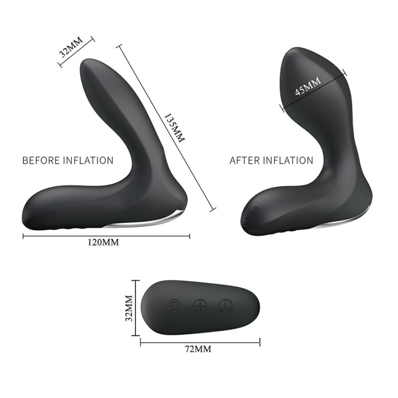 MR PLAY - MASSEUR DE PROSTATE AVEC TÉLÉCOMMANDE À VIBRATIONS