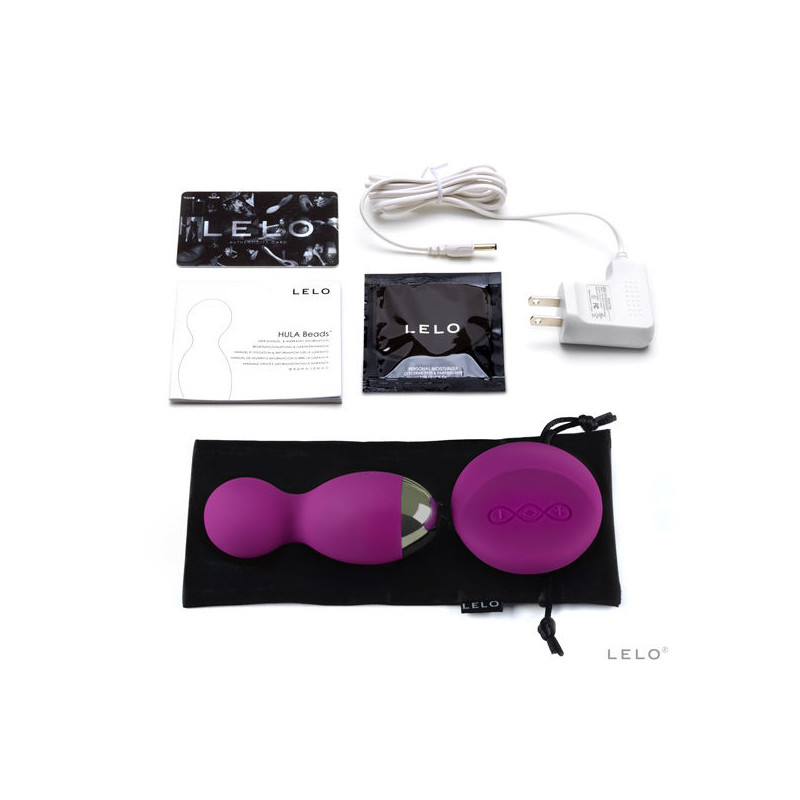 LELO - BADGE BOULES HULA ROSE PROFOND