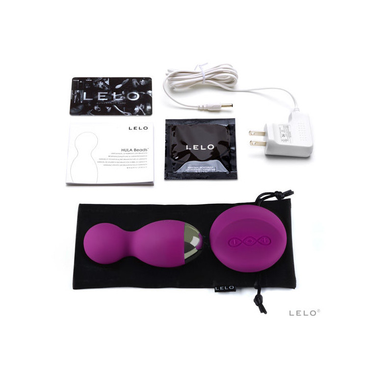 LELO - BADGE BOULES HULA ROSE PROFOND