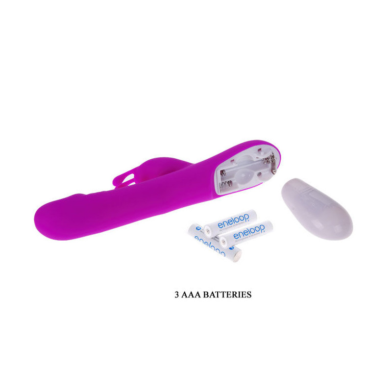 PRETTY LOVE - FLIRTATION VIBRATEUR ROBERT AVEC STIMULATEUR DE CLITORIS