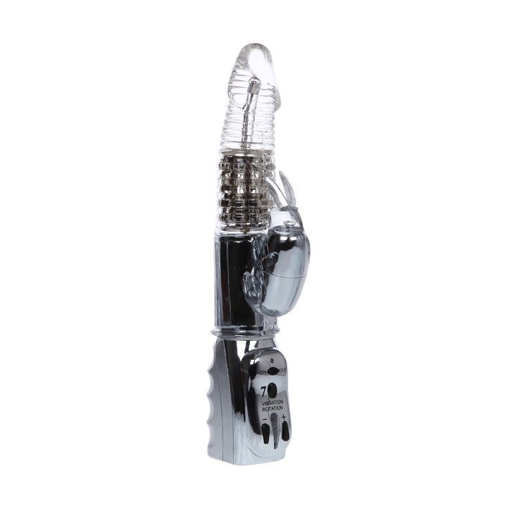 BAILE - ROTATEUR TRANSPARENT MISSILE AMOUR 26.5 CM