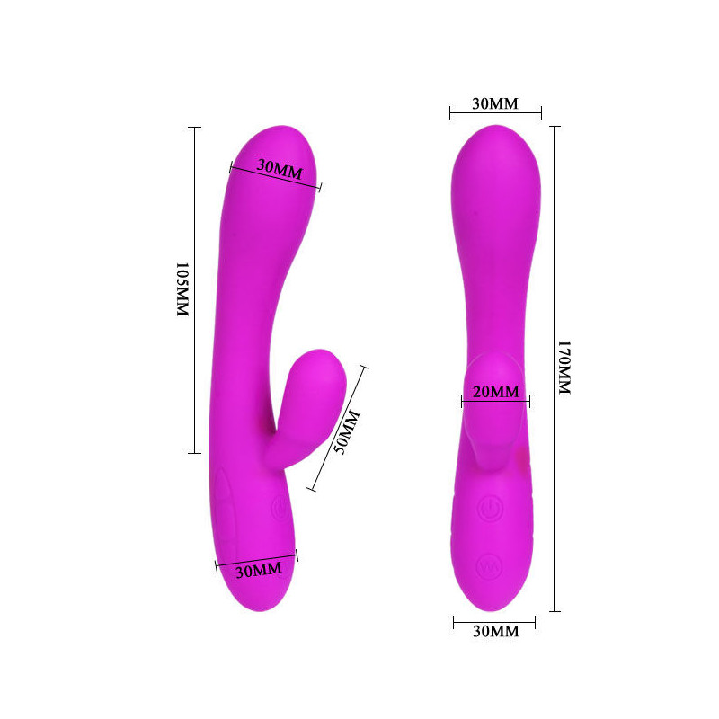 PRETTY LOVE - SMART VIBRATEUR VICTOR AVEC STIMULATEUR DE CLITORIS