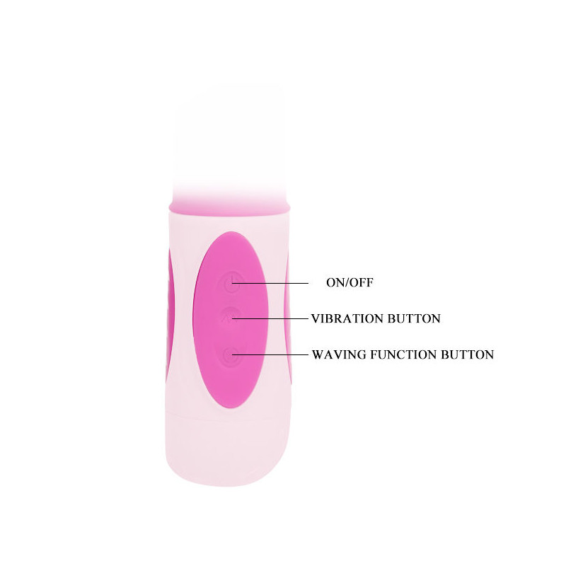 BAILE - PRETTY BUNNY TRIPLE VIBRATEUR ROTATEUR