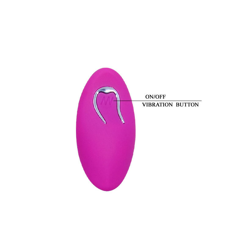 PRETTY LOVE - OEUF VIBRANT ARVIN TÉLÉCOMMANDE 12V