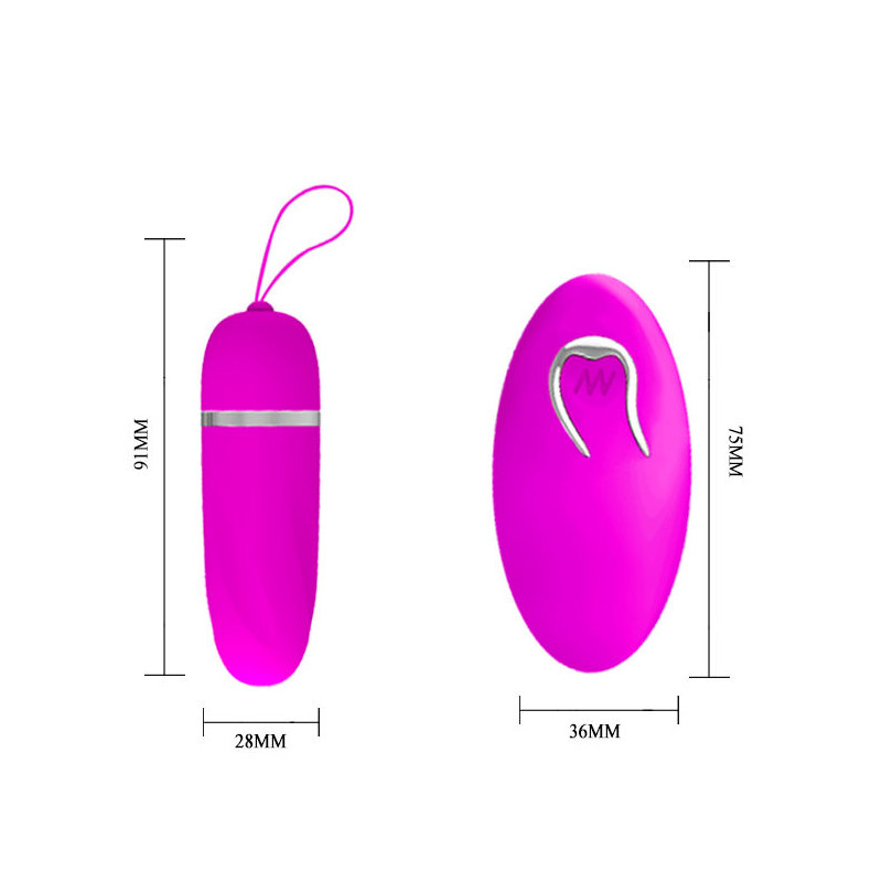 PRETTY LOVE - OEUF VIBRANT DEBBY AVEC CONTROL