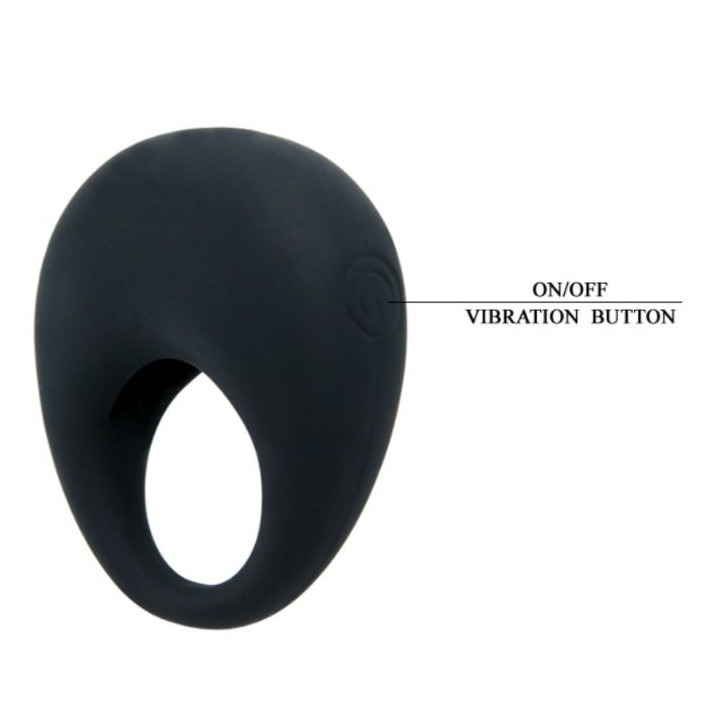 PRETTY LOVE - TRAP ANNEAU VIBRATEUR NOIR