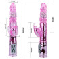 BAILE - VIBRATEUR RECHARGEABLE AVEC STIMULATEUR DE PAPILLON ROTATION ET THROBBING