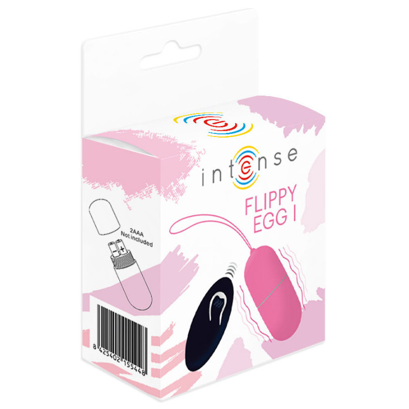 INTENSE - OEUF VIBRANT FLIPPY I AVEC TÉLÉCOMMANDE ROSE