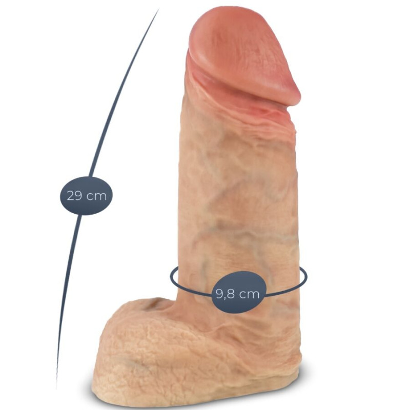 SILEXD - MODÈLE 1 PÉNIS RÉALISTE EN SILICONE XTREME PREMIUM 28 CM