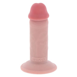 GET REAL - PÉNIS DE LUXE ÉPAIS DOUBLE DENSITÉ EN TPE 13 CM