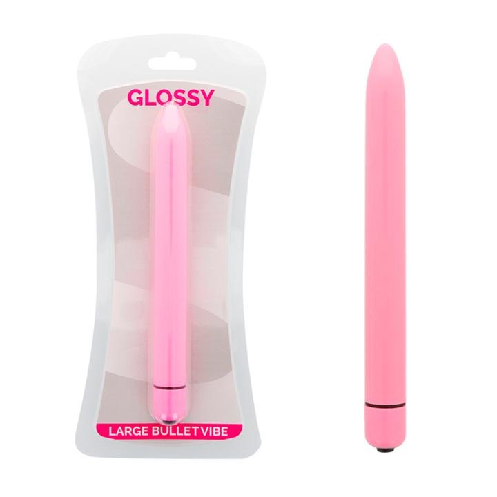 GLOSSY SLIM - VIBRATEUR ROSE