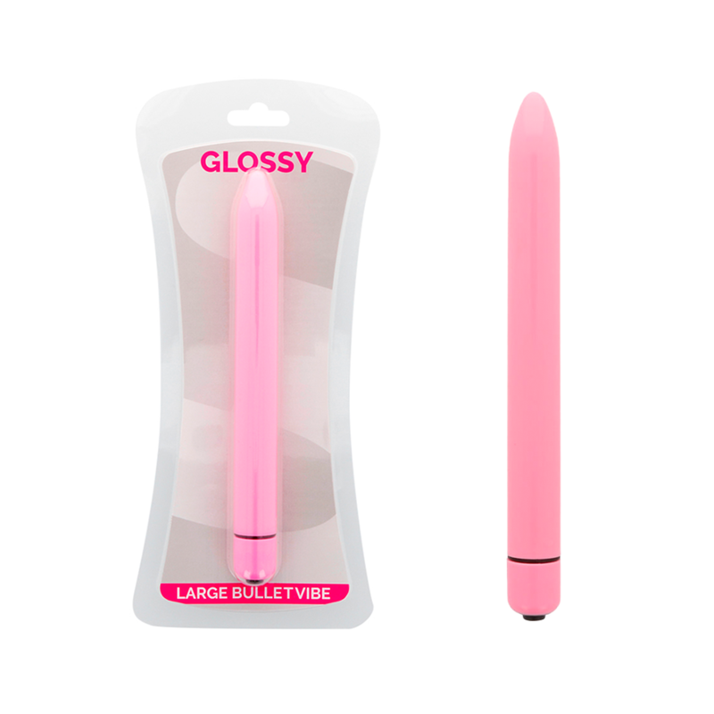 GLOSSY SLIM - VIBRATEUR ROSE
