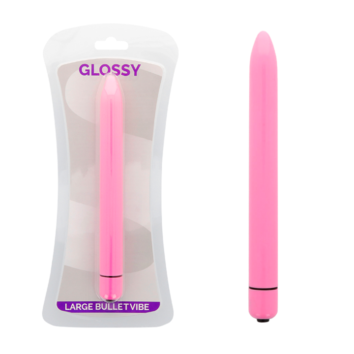 GLOSSY - VIBRATEUR SLIM DEEP ROSE