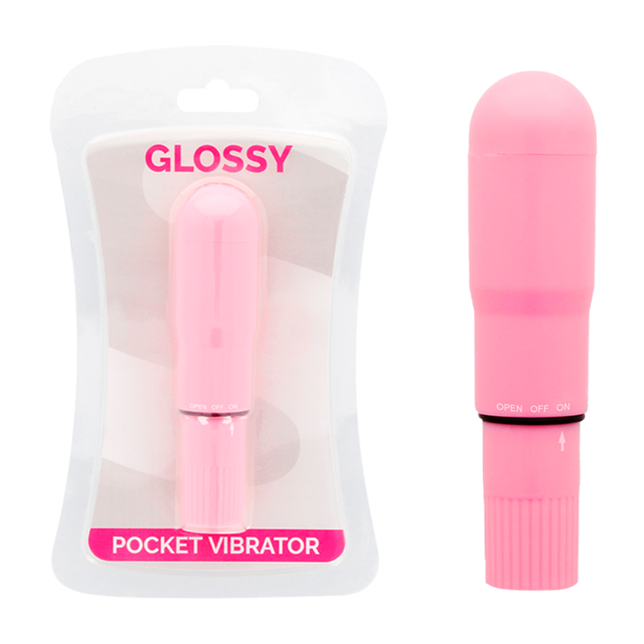 GLOSSY - VIBRATEUR DE POCHE ROSE