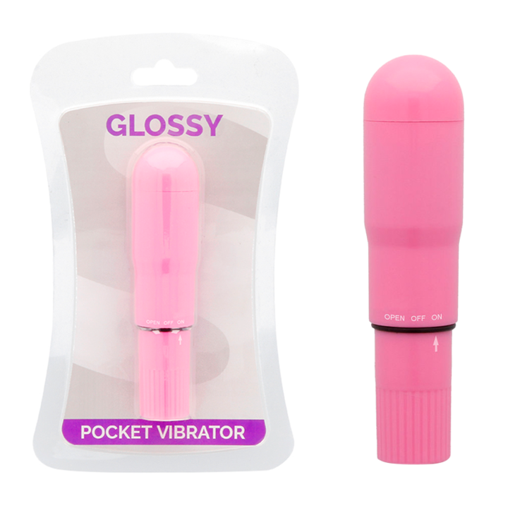 GLOSSY - VIBRATEUR DE POCHE DEEP ROSE