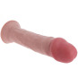 GET REAL - PÉNIS DE LUXE ÉPAIS DOUBLE DENSITÉ EN TPE 35,5 CM