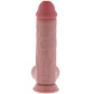 GET REAL - PÉNIS RÉALISTE DE LUXE AVEC TESTICULES EXTRA ÉPAIS DE 25 CM