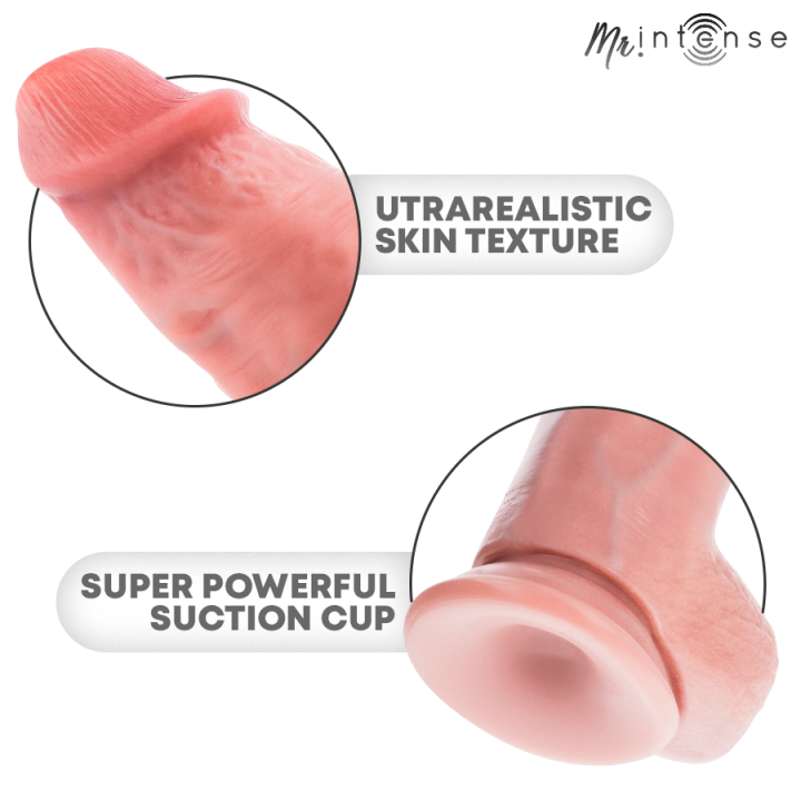 MR INTENSE - GODEMICHET EN SILICONE SPENCER MOYEN 23 CM -Ø- 5,7 CM