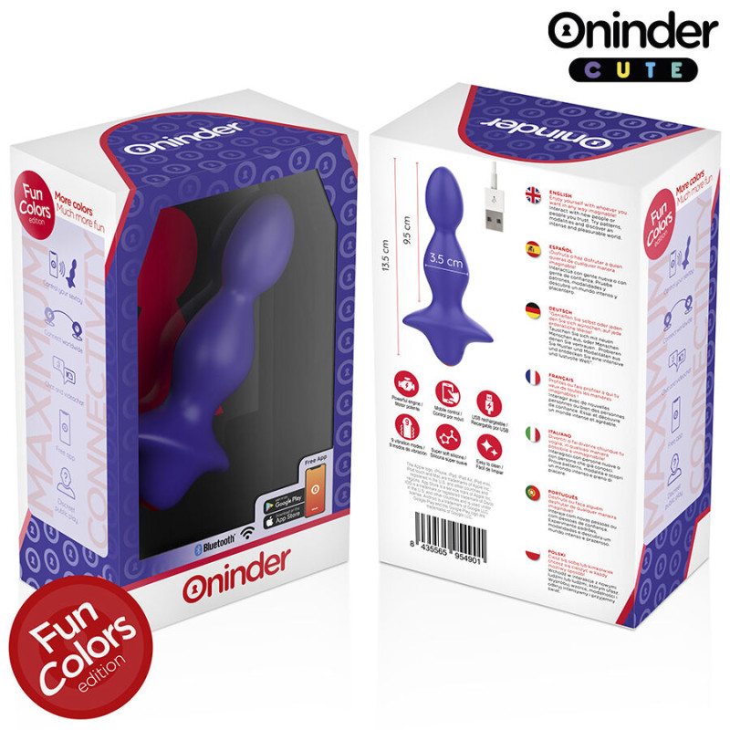 ONINDER CUTE - DILATATEUR ANAL VIBRANT LOVE BUTT - APPLICATION MONDIALE GRATUITE
