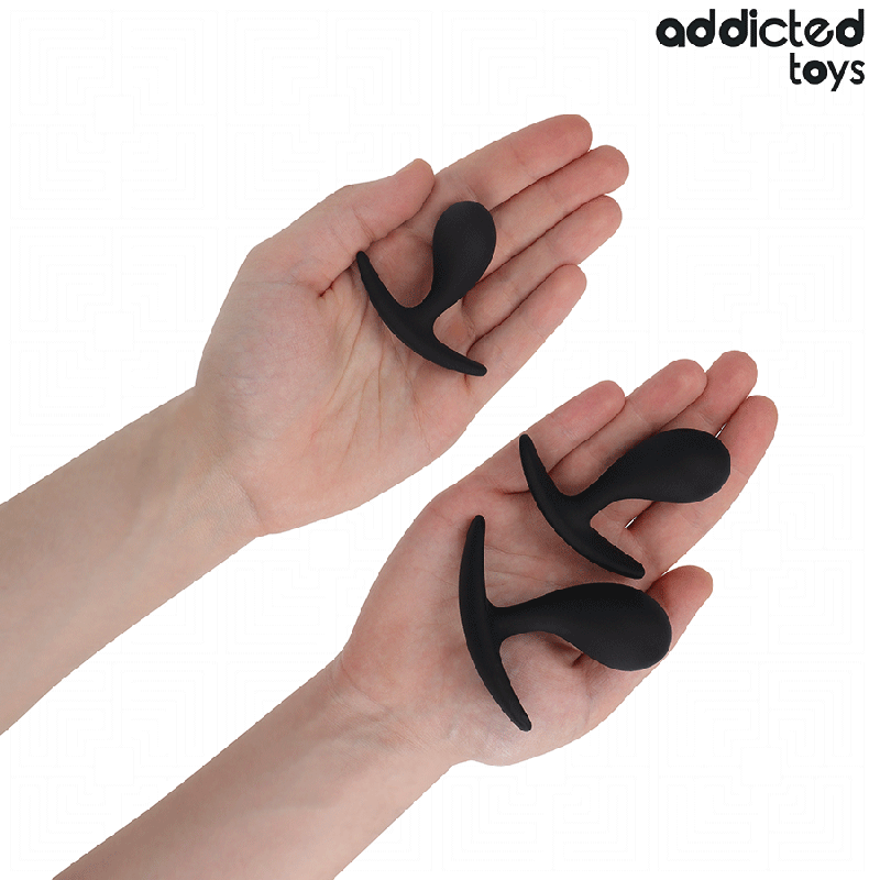 ADDICTED TOYS - LOT DE 3 PLUG ANAL MODÈLE 3