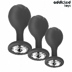 ADDICTED TOYS - LOT DE 3 PLUG ANAL AVEC BIJOU