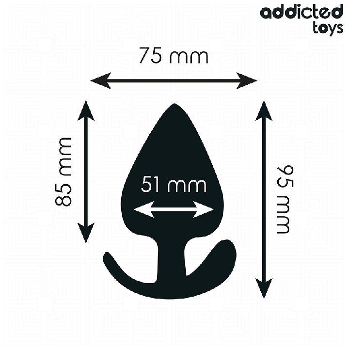 ADDICTED TOYS - PLUG ANAL TAILLE XL 9.5 CM