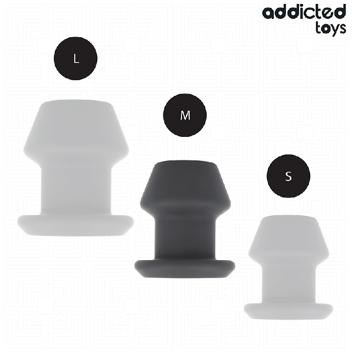 ADDICTED TOYS - PLUG ANAL CREUX EXTRÊME TAILLE M 8,7 CM