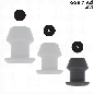 ADDICTED TOYS - PLUG ANAL CREUX EXTRÊME TAILLE S 7,5 CM