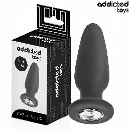 ADDICTED TOYS - PLUG ANAL AVEC BIJOU TAILLE M 10,4 CM