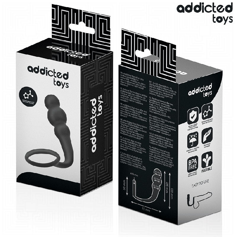 ADDICTED TOYS - PLUG ANAL AVEC ANNEAU MODÈLE 1