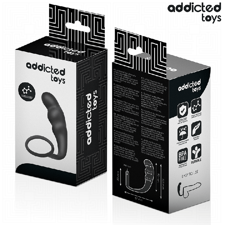 ADDICTED TOYS - PLUG ANAL AVEC ANNEAU MODÈLE 4