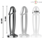 INTENSE - PLUG ANAL 10 VIBRATIONS GODE MÉTALLIQUE AVEC TÉLÉCOMMANDE S