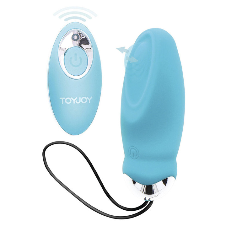 TOYJOY - HAPPINESS IM SO EGGCITED VIBRATEUR TÉLÉCOMMANDE BLEU