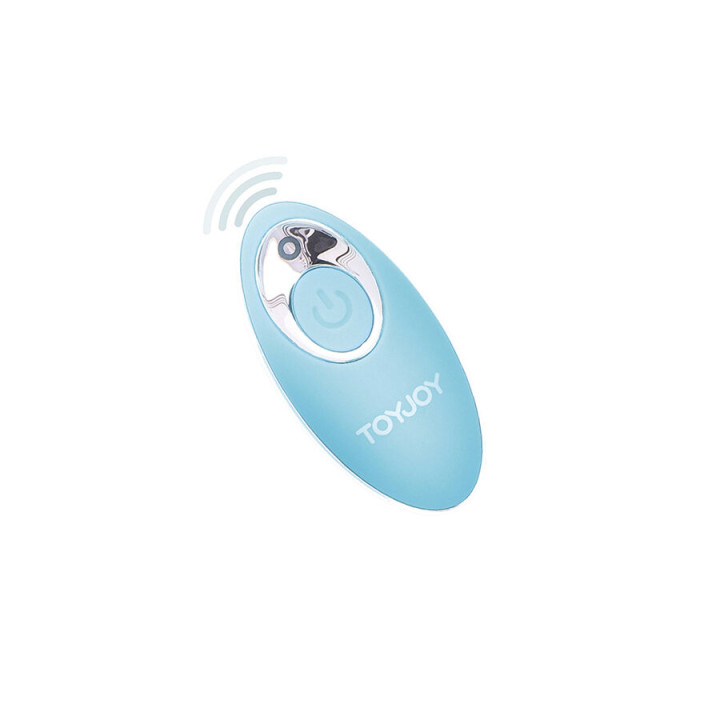 TOYJOY - HAPPINESS IM SO EGGCITED VIBRATEUR TÉLÉCOMMANDE BLEU