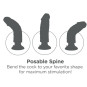 KING COCK - GODE VIBRATEUR 23 CM NATUREL