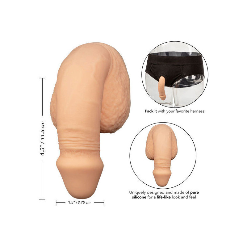 CALEXOTICS - EMBALLAGE SILICONE PÉNIS 12.75 CM CHAIR