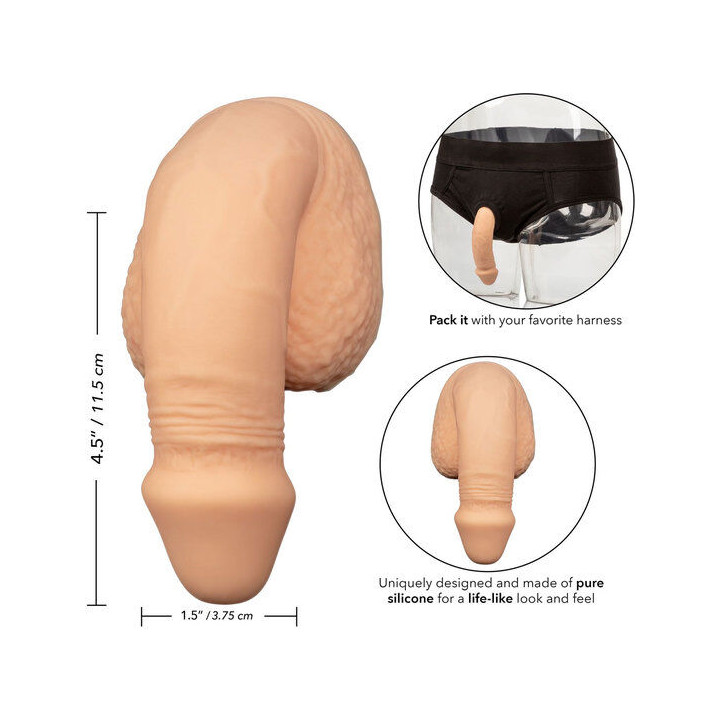 CALEXOTICS - EMBALLAGE SILICONE PÉNIS 12.75 CM CHAIR