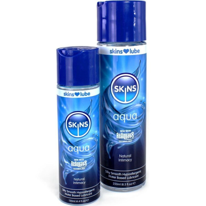 SKINS - AQUA LUBRIFIANT À BASE D'EAU 130 ML