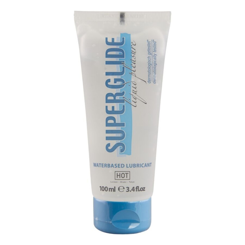 HOT - SUPERGLIDE LIQUID PLEASURE LUBRIFIANT À BASE D'EAU 100 ML