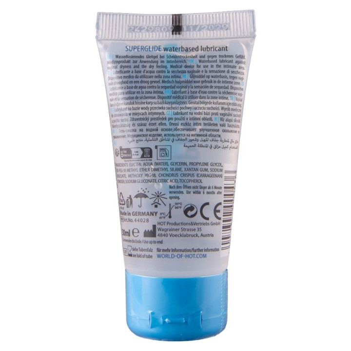 CHAUD - SUPERGLIDE LIQUID PLEASURE LUBRIFIANT À BASE D'EAU 30 ML