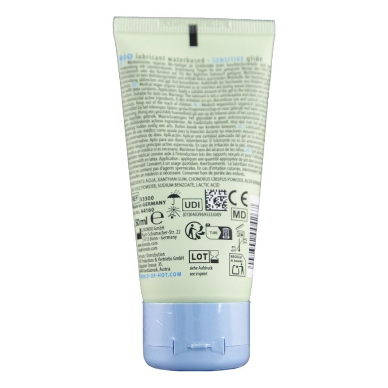 HOT - BIO LUBRIFIANT À BASE D'EAU SENSITIV 50 ML