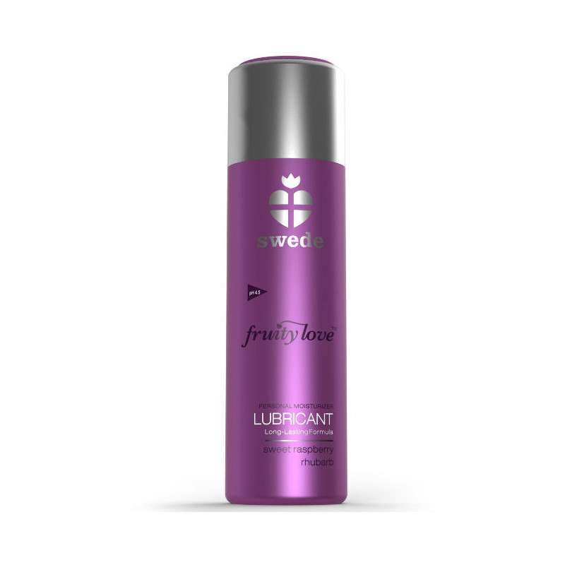SWEDE - FRUITY LOVE LUBRIFIANT FRAMBOISE RHUBARBE 100 ML