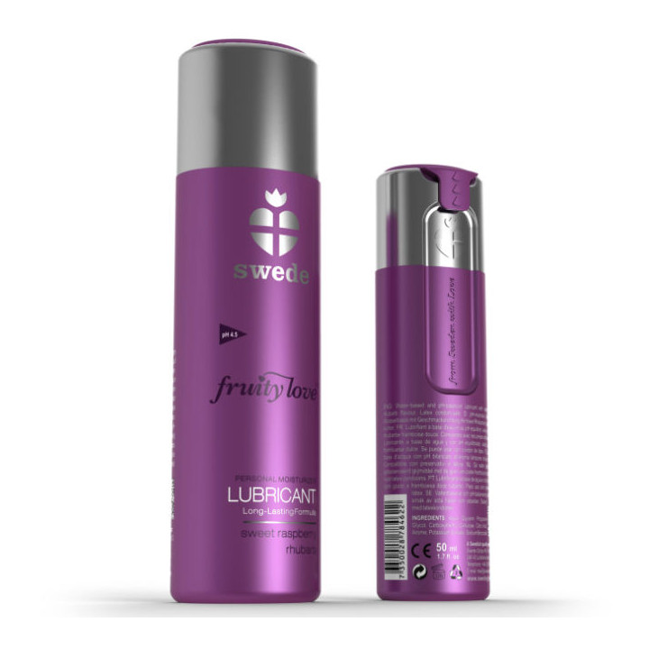SWEDE - FRUITY LOVE LUBRIFIANT FRAMBOISE RHUBARBE 50 ML