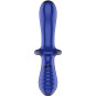 SATISFYER - GODE DOUBLE CRISTAL BLEU