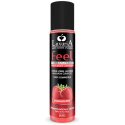 INTIMATELINE - LUXURIA LUBRIFIANT BASE D'EAU FEEL FRAISE 60 ML