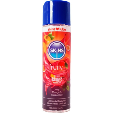 SKINS - LUBRIFIANT FRUITÉ À BASE D'EAU MANGUE & FRUIT DE LA PASSION 130 ML